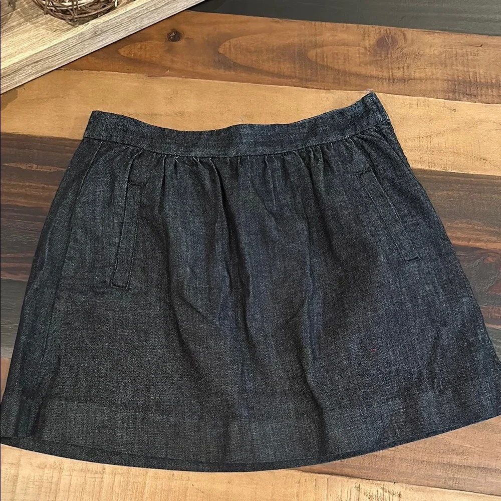 J. Crew Dark Gray Midi Skirt